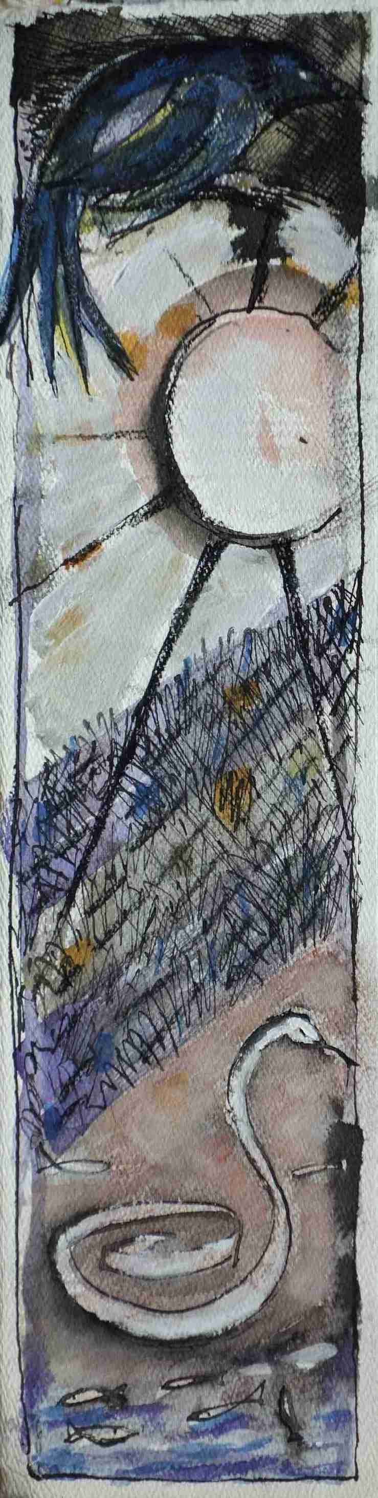 Vogel und Schlange