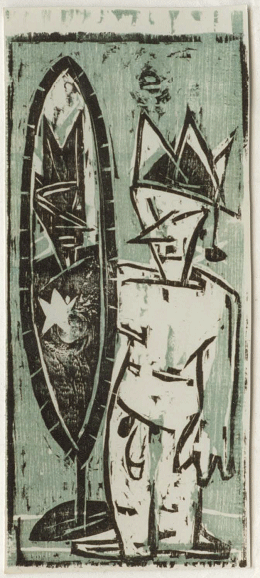 Kleiner König vor dem Spiegel