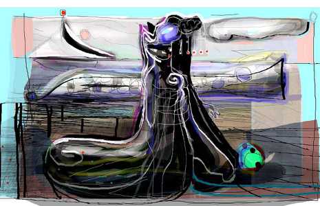 Landung Der Königin Von Saba