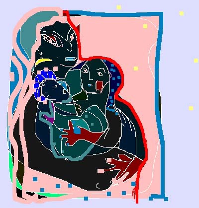 Mutter Kind Und Puppe