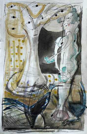 Altes und junges Paar