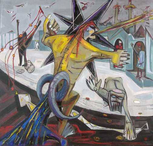 Jesus vertreibt die Händler und Wechsler