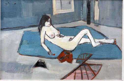 Kleiner Akt mit Maske