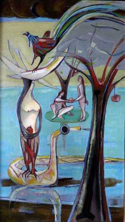 Adam und Eva mit Lilith