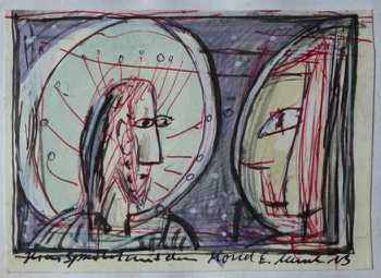 Jesus spricht mit dem Mond