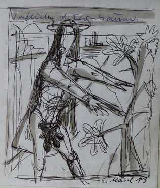 Jesus verflucht den Feigenbaum