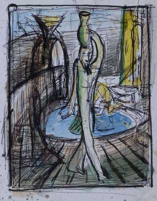 Mann mit dem Wasserkrug